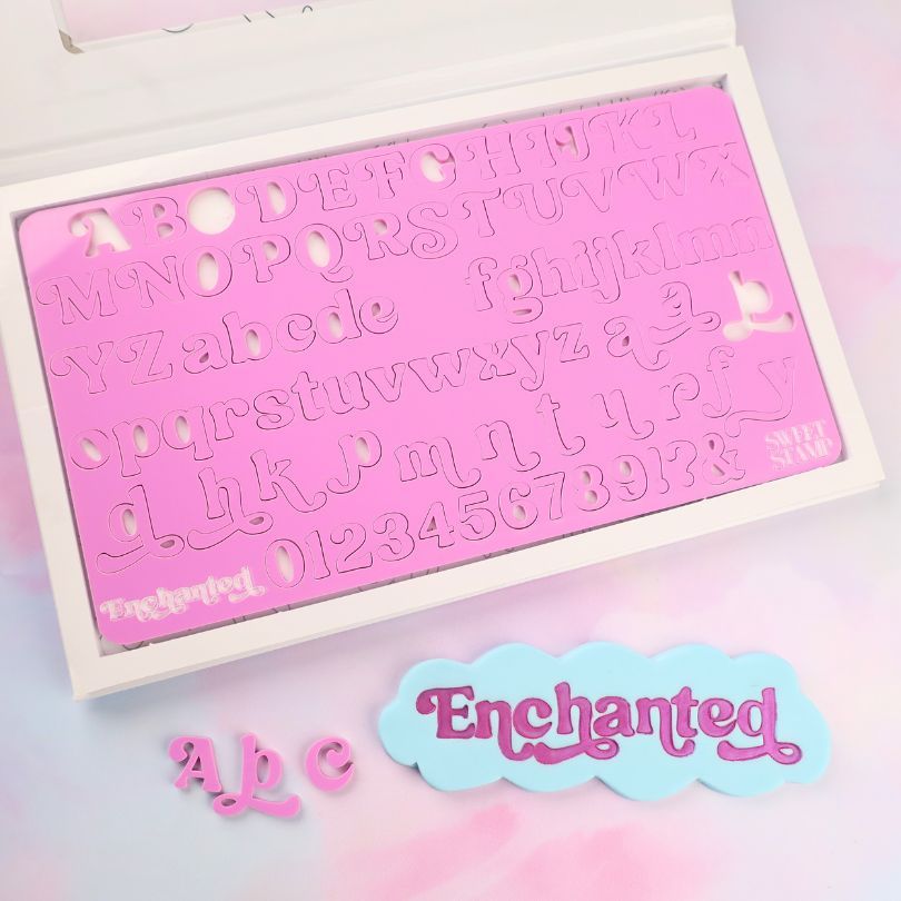 Sweet Stamp Enchanted Set Uppercase Lowercase Numbers Symbols