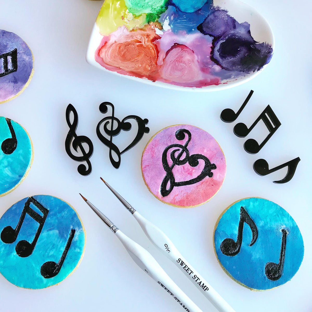 SWEET STAMP Music Notes Elements