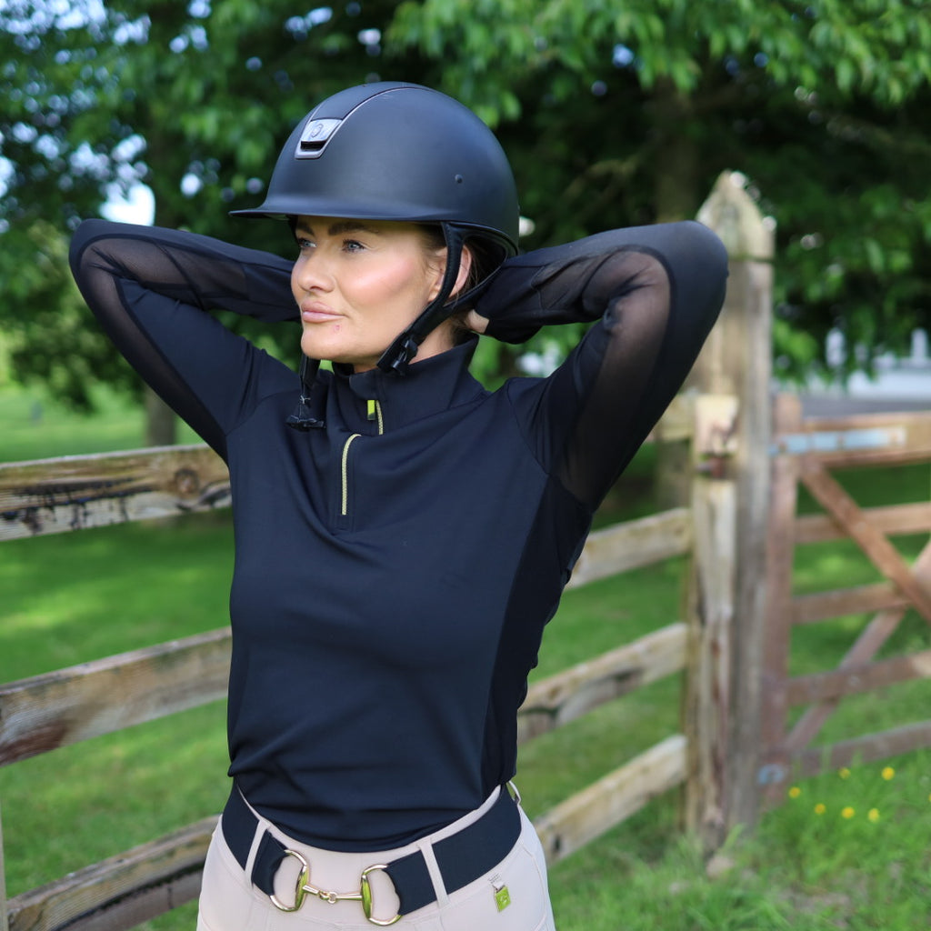 Sandstorm Equestrian - Performance Sport Base Layer - Black