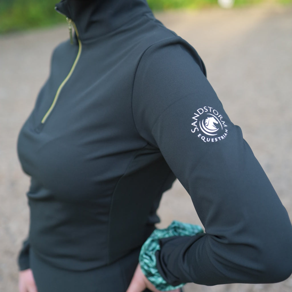 Sandstorm Equestrian - Performance Sport Base Layer - Hunter Green