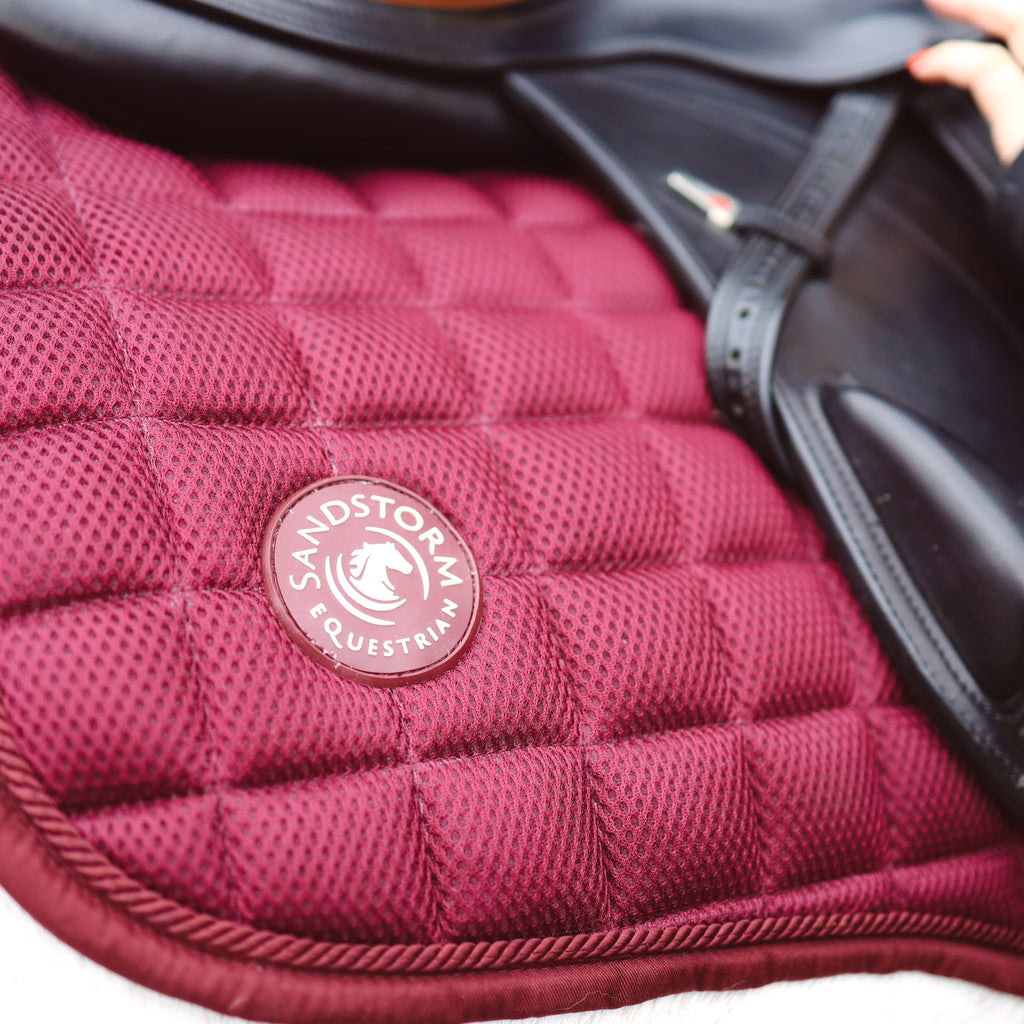 MeshAir Saddlepad - Close Contact - Bordeaux