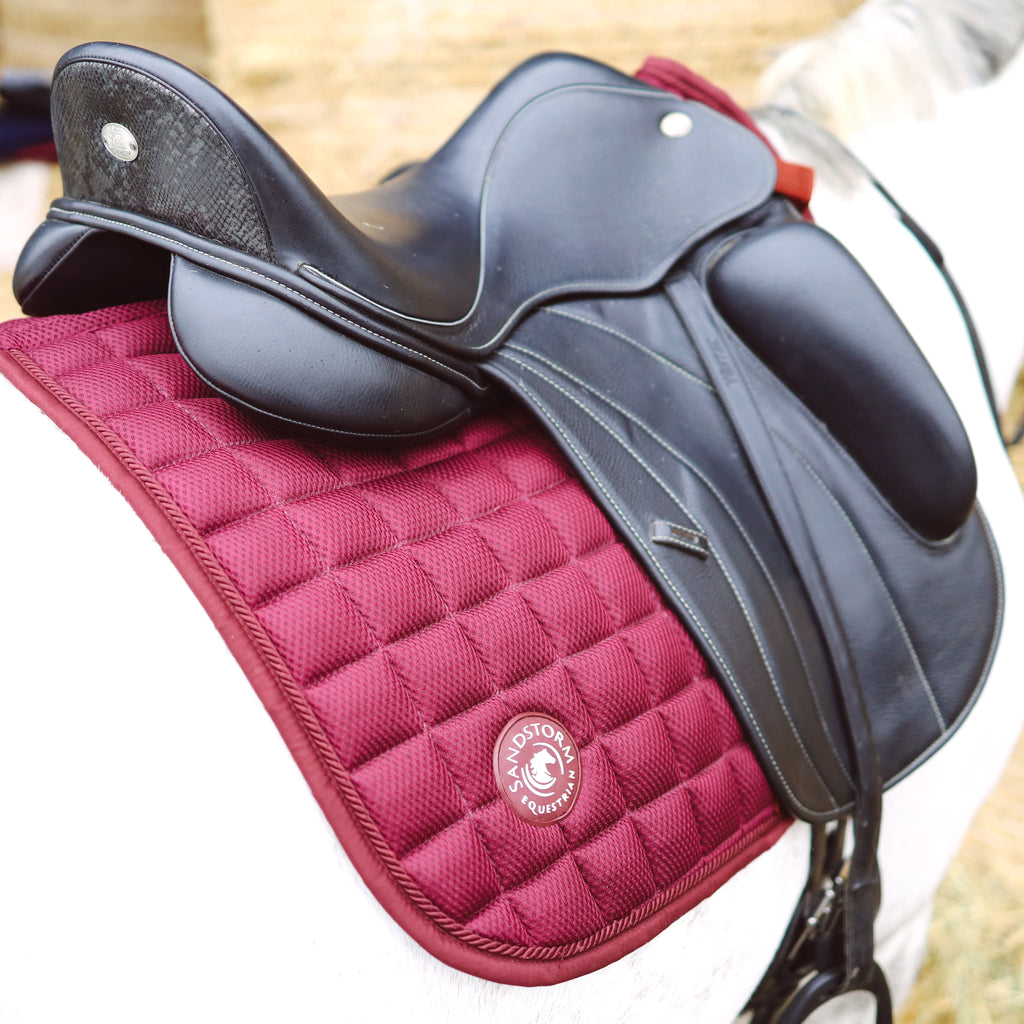 MeshAir Saddlepad - Close Contact - Bordeaux