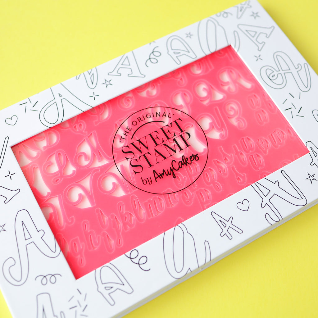 Set de marquage de lettres pour gâteau Groovy Set - Sweet Stamp