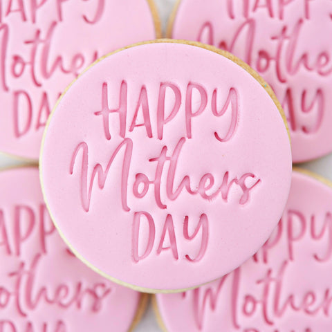 Happy Mother s Day Sweet Stamp Cookie Cupcake Embosser